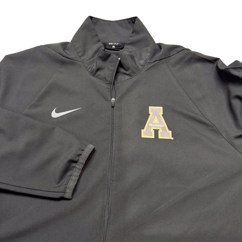 Appalachian State Mountaineers Jacket Mens XL Gray NCAA Football‎ Nike Dri Fit